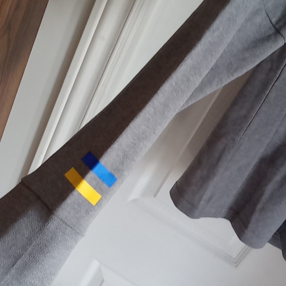 New! Adidas Womens Athletic Top 1/4 Zip Sweater Grey VISA Promo - Picture 6 of 16